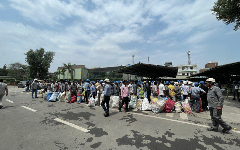 Plastic waste drive yields recycled material for Jindal